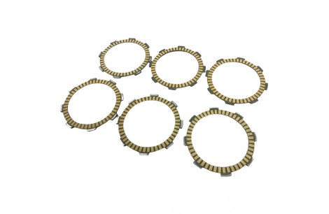 DISCOS EMBRAGUE CG 200 / TX 200 / TTX 250 / CG 250 6 DISCOS RACING BJ DISCOS EMBRAGUE CG 200 / TX 200 / TTX 250 / CG 250 6 DISCOS RACING BJ