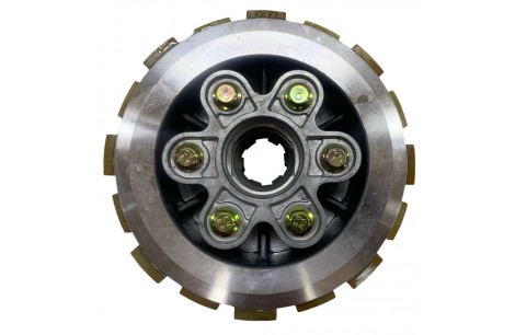 PRENSA EMBRAGUE CG 200 / UM 200 / CG 250 6 DISCO / 6 PERNOS BJ