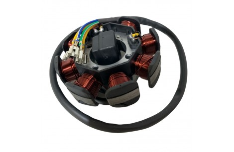 ESTATOR CG 150 / RK 150 8 BOBINAS MONOFASICO 4CABLES