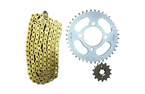 KIT TRANSMISION KA 150 HAOJUE 40D 14D C DORADA SEIPRO KIT TRANSMISION KA 150 HAOJUE 40D 14D C DORADA SEIPRO