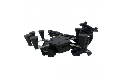 PORTA CELULAR ARANA DOBLE BASE MANUBRIO CON CARGADOR HQ PORTA CELULAR ARANA DOBLE BASE MANUBRIO CON CARGADOR HQ