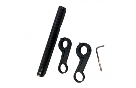 ADAPTADOR PARA MANUBRIO NEGRO CROMADO HQ