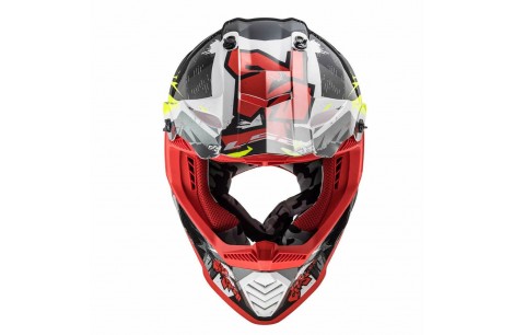 MX437 FAST EVO CRUSHER NEGRO ROJO