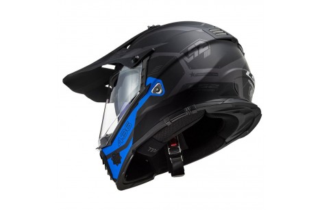 MX436 PIONEER EVO COBRA NEGRO AZUL MATTE MX436 PIONEER EVO COBRA NEGRO AZUL MATTE