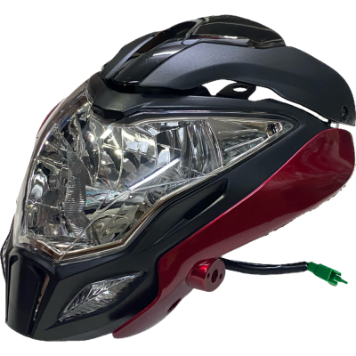 FOCO DELANTERO NS 200 / NS 160 ROJO COMPLETO WSTANDARD