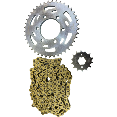 KIT TRANSMISION XTZ 150 14D 41T 428H - 122 DORADA CASSARELLA KIT TRANSMISION XTZ 150 14D 41T 428H - 122 DORADA CASSARELLA