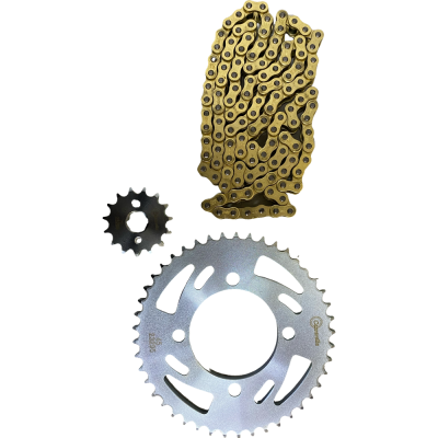 KIT TRANSMISION GZ 150 43T / 15Z 428H SUZUKI CASSARELLA KIT TRANSMISION GZ 150 43T / 15Z 428H SUZUKI CASSARELLA