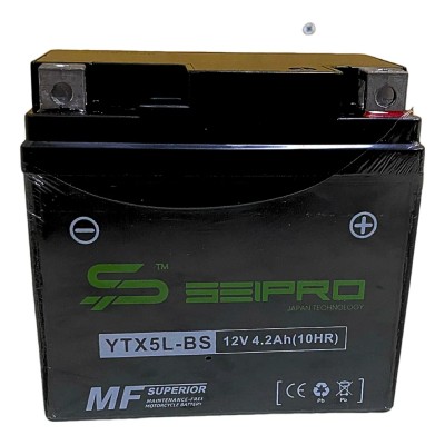 BATERIA YTX5L / BTX5L / HTX5L ACTIVADA SEIPRO BATTERY BATERIA YTX5L / BTX5L / HTX5L ACTIVADA SEIPRO BATTERY