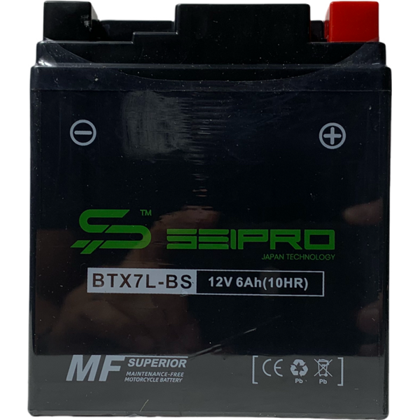 BATERIA YTX7L-BS / BTX7L / HTX7L ACTIVADA SEIPRO BATTERY