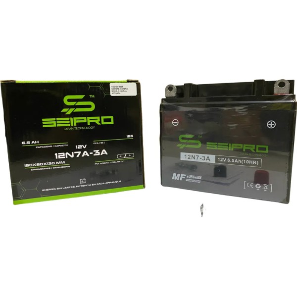BATERIA 12N7A-3A ACTIVADA SEIPRO BATTERY