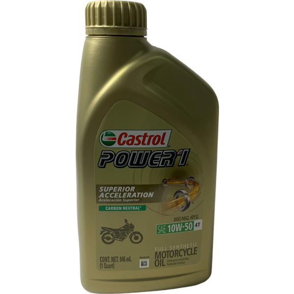ACEITE 10W50 FULL SINTETICO CASTROL