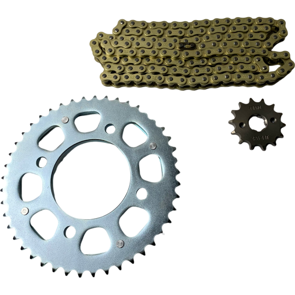 KIT TRANSMISION CB 190 R HONDA 45D /14D C DORADA SEIPRO RACING