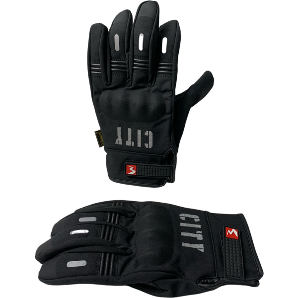 GUANTE MADBIKE CITY TODAS LAS TALLAS KLM NEGRO