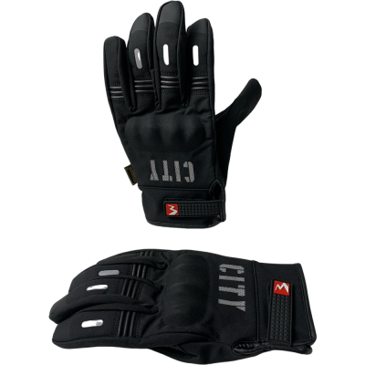 GUANTE MADBIKE CITY TODAS LAS TALLAS KLM NEGRO