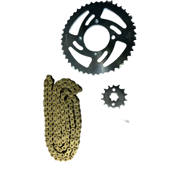 KIT TRANSMISION YBR 125 DORADA CASSARELLA CM