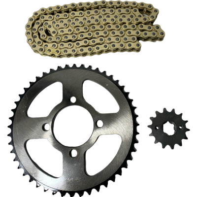 KIT TRANSMISION XTZ 125 YAMAHA 48D / 14D 428H-122L C DORADA SEIPRO RACING