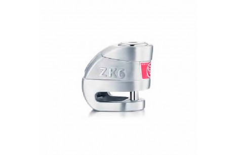 CANDADO DISCO ZK6 INOX GRIS CANDADO DISCO ZK6 INOX GRIS
