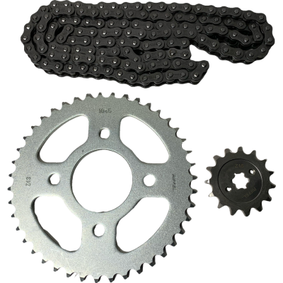 KIT TRANSMISION PULSAR 135 / NS 125 43T 15Z 428 - 132 RIFFEL KIT TRANSMISION PULSAR 135 / NS 125 43T 15Z 428 - 132 RIFFEL