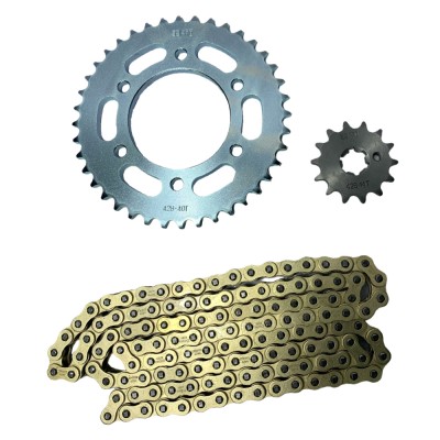 KIT TRANSMISION FZ 16 / FZ 2.0 YAMAHA 40D / 14D 428H C DORADA SEIPRO RACING KIT TRANSMISION FZ 16 / FZ 2.0 YAMAHA 40D / 14D 428H C DORADA SEIPRO RACING