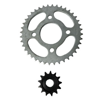 KIT TRANSMISION GN / RKS 125 14 / 45 CADENA 118