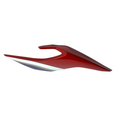 TAPA LATERAL TRASERA IZQUIERDA TRI COLOR ROJO CB 190 HONDA ORIGINAL TAPA LATERAL TRASERA IZQUIERDA TRI COLOR ROJO CB 190 HONDA ORIGINAL