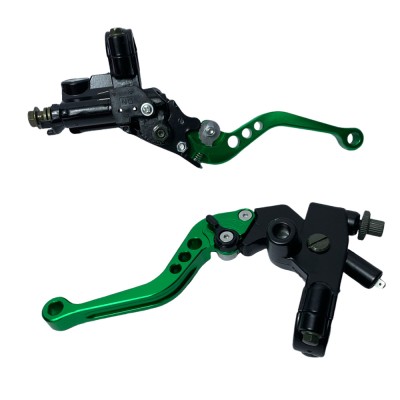 SET MANILLAS REGULABLES FRENO / EMBRAGUE UNIVERSALES DEPORTIVAS VERDE