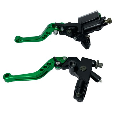 SET MANILLAS REGULABLES FRENO / EMBRAGUE UNIVERSALES DEPORTIVAS VERDE