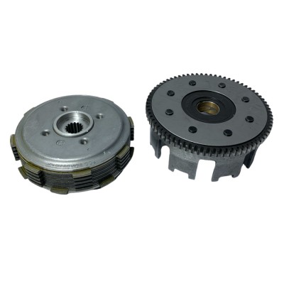 CAMPANA + PRENSA EMBRAGUE COMPLETA NS 200 FI PULSAR BAJAJ