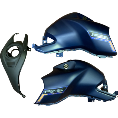 TAPAS CUBRE ESTANQUE AZUL MATTE FZ S 3.0 V3 YAMAHA INDIA