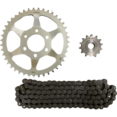 KIT TRANSMISION TNT 250 46T / 14Z RIFFEL