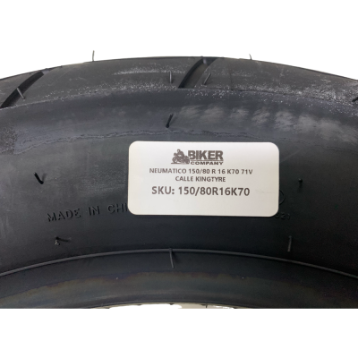 NEUMATICO 150/80 R 16 K70 71V CALLE KINGTYRE