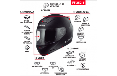 FF352 NEGRO MATTE