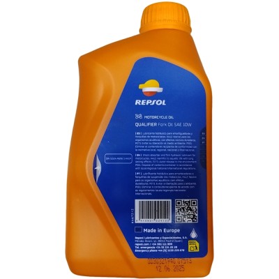 ACEITE TELESCOPICA FORK OIL 10W 1LT REPSOL