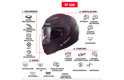 FF320 STREAM EVO LUX NEGRO MATTE ROSA