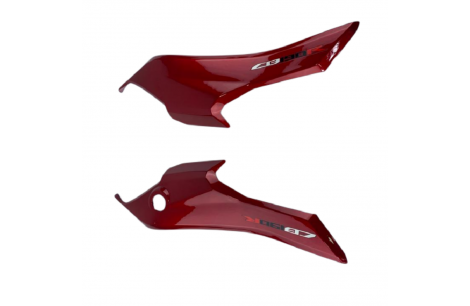 TAPAS LATERALES TRASERAS CB 190 M/VIE ROJO / NEGRO / BLANCO HQ