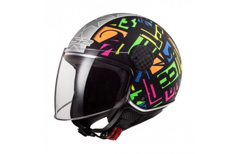 CASCO OF558 LS2 SPHERE LUX CRISP NEGRO AMARILLO CASCO OF558 LS2 SPHERE LUX CRISP NEGRO AMARILLO