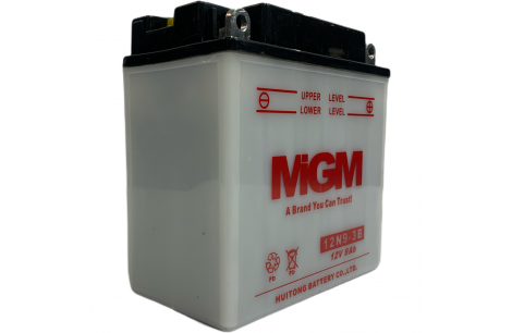 BATERIA 12N9-3B MGM CON ACIDO BATERIA 12N9-3B MGM CON ACIDO