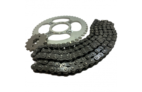 KIT TRANSMISION TX 200 KEEWAY 41Z / 15T RIN RAYO KIT TRANSMISION TX 200 KEEWAY 41Z / 15T RIN RAYO