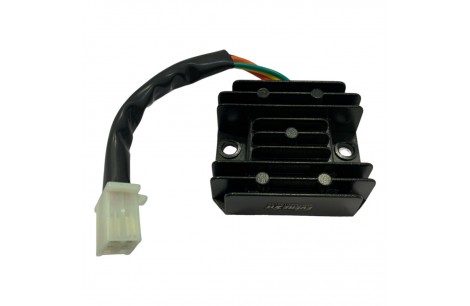 RECTIFICADOR SCOOTER 5 CABLES (VERD-NARAN-ROJ.AMARIL-NEGRO)