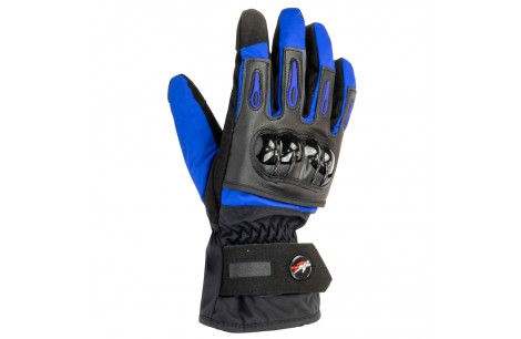 GUANTES MOTO INVIERNO ALPES NEGRO - AZUL GUANTES MOTO INVIERNO ALPES NEGRO - AZUL
