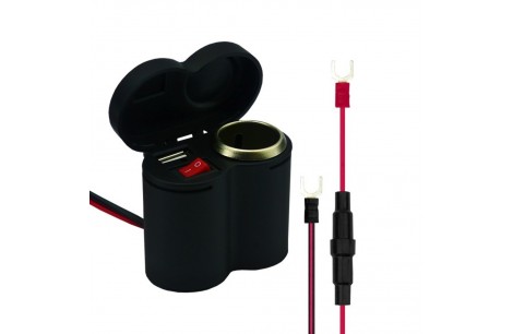 CARGADOR USB 12V C/ ENCENDEDOR