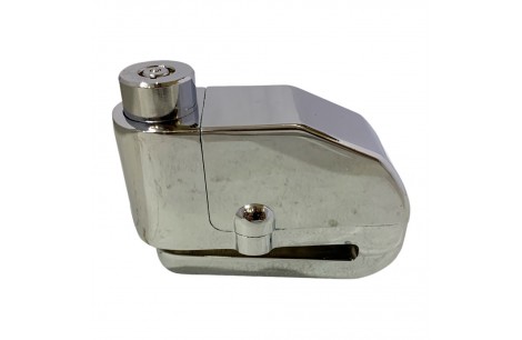 CANDADO DE DISCO CON ALARMA GRIS